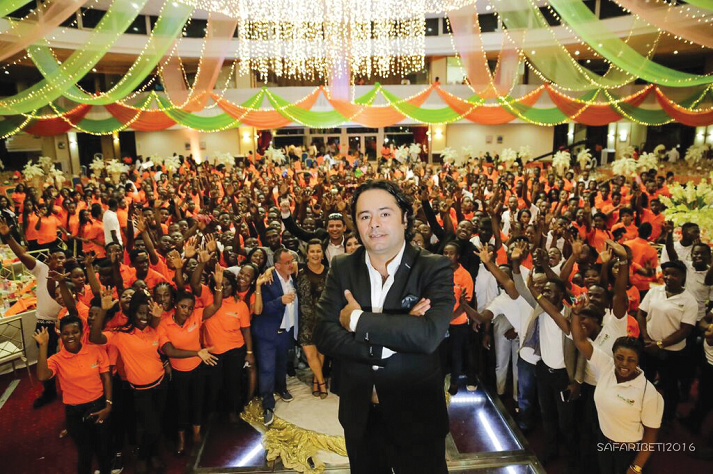 Mr. Halit Karabasoglu and Safaribet Staff Mr. Halit Karabasoglu and Safaribet Staff
