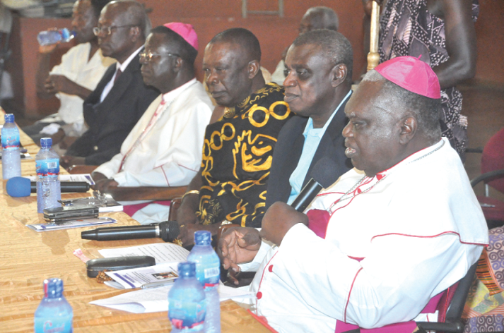Most Rev. Peter Kwasi Sarpong, the Archbishop Emeritus of Kumasi, speaking about the book after it was launched in Accra. Picture: SAMUEL TEI ADANO Most Rev. Peter Kwasi Sarpong, the Archbishop Emeritus of Kumasi, speaking about the book after it was launched in Accra. Picture: SAMUEL TEI ADANO