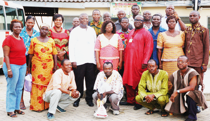 The Board of Directors of the Graphic Communications Group Limited with (GCGL) the staff and vendors in Koforidua The Board of Directors of the Graphic Communications Group Limited with (GCGL) the staff and vendors in Koforidua