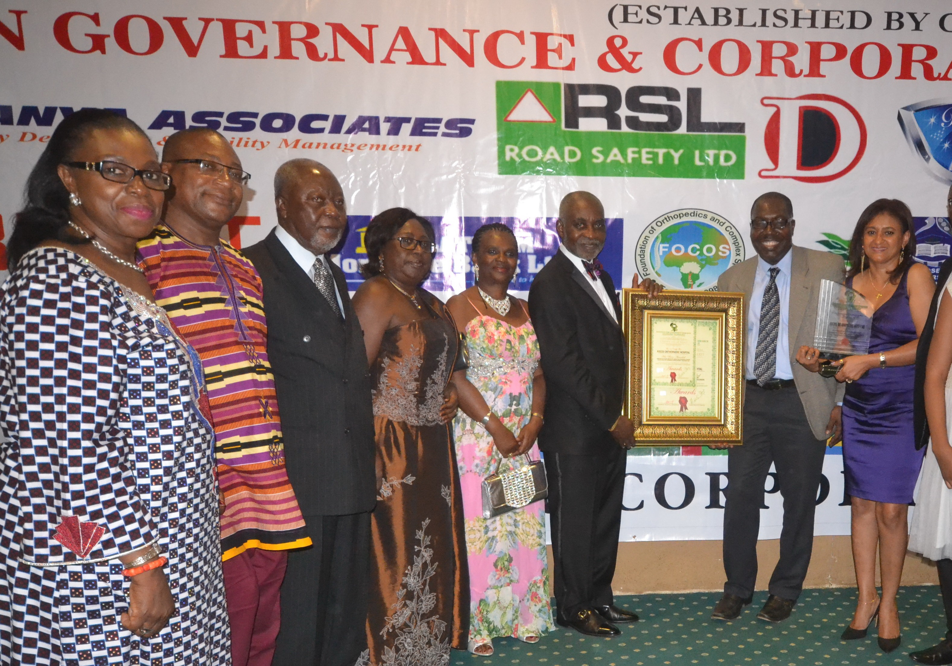 FOCOS receives award for leadership in orthopaedic healthcare delivery