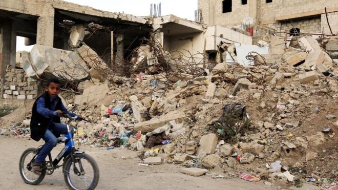 Air strikes have caused the majority of the civilian casualties in Yemen since March 2015 Yemen conflict: Air strike 'kills 12 civilians'