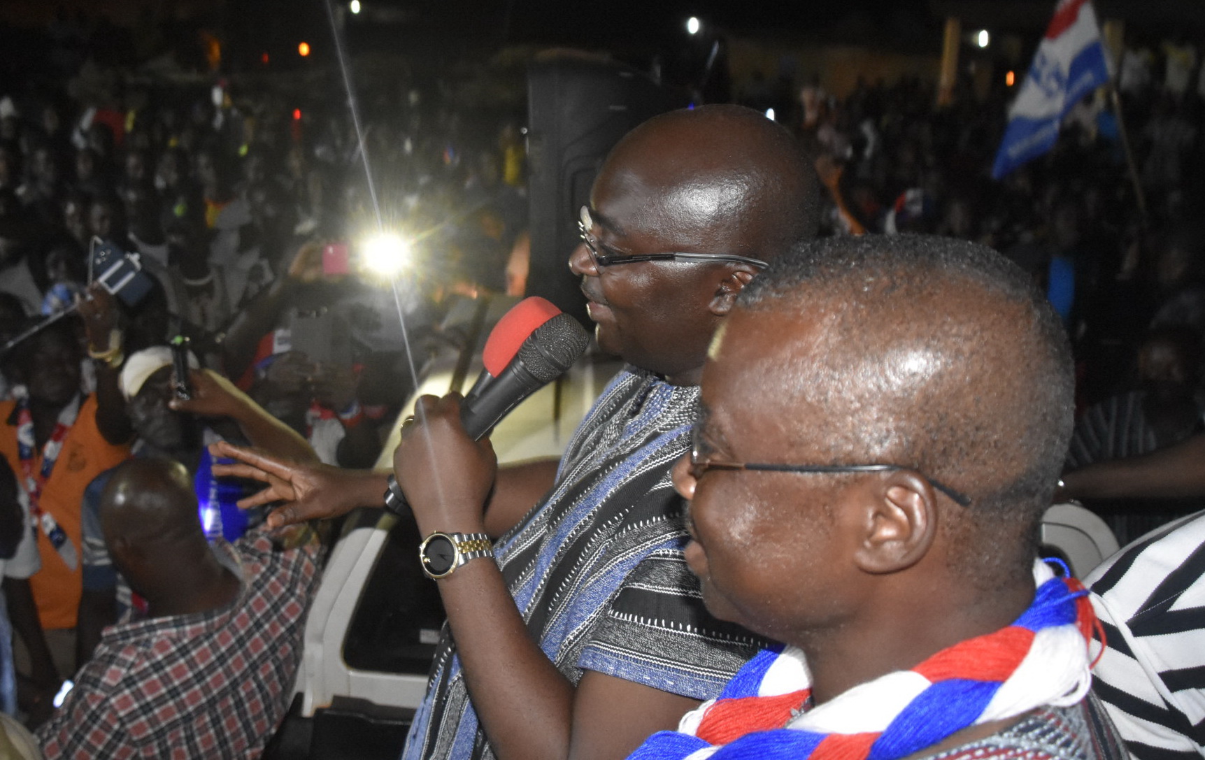 Dr. Bawumia addressing people of Kuwane Corruption is the hallmark of the NDC – Bawumia