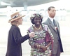 Nana Konadu Agyeman-Rawlings with Hillary Clinton, the First Lady of the US during President Bill Clinton’s state visit to Ghana in 1998