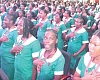  Nurses and midwives being inducted into the council as they take the oath of allegiance.  Picture: ERNEST KODZI 