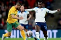 Eddie Nketiah made his only appearance for England's senior side as a substitute in a 1-0 win against Australia at Wembley in October 2023
