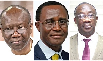 Ken Ofori - Atta, former Minister of Finance, Ammishaddai Owusu- Amoah, former Commissioner General of GRA, Emmanuel Kofi Nti, former Commissioner General of GRA