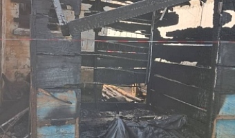 The charred remains Guda has been deposited at the St Xavier hospital at Assin Fosu