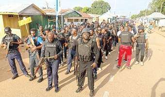 Personnel on the walk