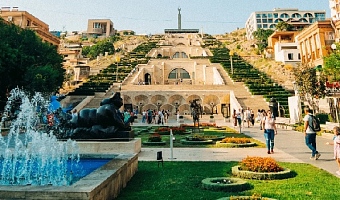 Cascade Complex, Yerevan, Mongolia; Photo- National Geographic