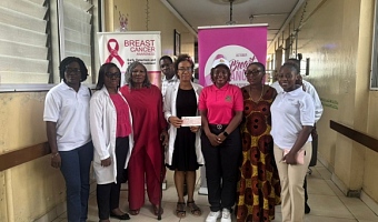 Achimota Golf Club Ladies donate GH₵40,000 to Korle Bu for breast cancer care