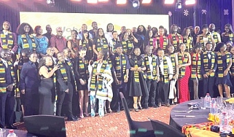 The graduates after the event