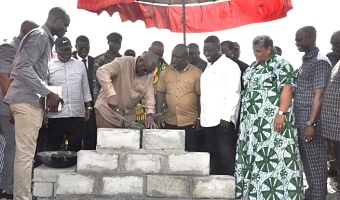 President Mahama cuts sod for Oxygen City Project at Agbokope
