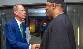 Ga Mantse joins Prince Edward in Accra to celebrate King Charles III’s 77th birthday