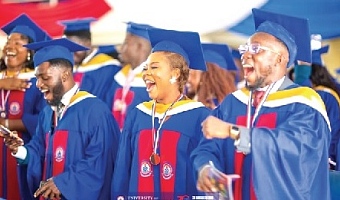 A section of the new graduates