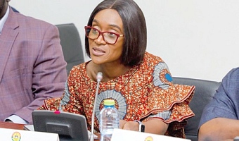 Abena Osei-Asare, Chairperson, Public Accounts Committee of Parliament, addressing the committee. Picture: ELVIS NII NOI DOWUONA