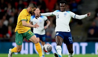 Eddie Nketiah made his only appearance for England's senior side as a substitute in a 1-0 win against Australia at Wembley in October 2023