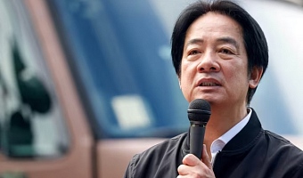 Taiwan President Lai Ching-te delivers a speech after inspecting reservists operating a Taiwan made Hummer 2 Drone during a training session at Loung Te Industrial Parks Service Center in Yilan, Taiwan December 2, 2025. REUTERS/Ann Wang