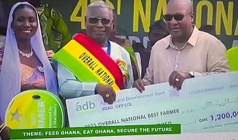 VIDEO: Watch the moment an 82-year-old cocoa farmer was named 2025 National Best Farmer