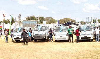 Some awardees received vehicles at the 2025 National Best Farmer Awards
