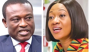 Kissi Agyebeng - Special Prosecutor (left) and Jean Mensah - Electoral Commission Chairperson