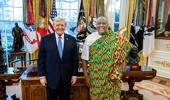 “Look at this good-looking guy”: Trump welcomes Ghana’s Ambassador to the White House