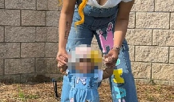 Mother and child in happier times