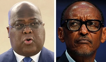 The presidents of DR Congo (left) and Rwanda are to sign the deal in Washington