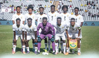 Black Galaxies squad that played against South Africa last Tuesday