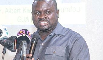 The GJA President, Mr Albert Dwumfour