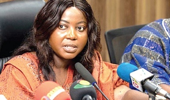 Ama Mawusi Mawuenyefia, Communications Director of the Ministry of Lands and Natural Resources