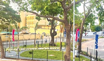 The space before the transformation (right) and after the transformation (left) 