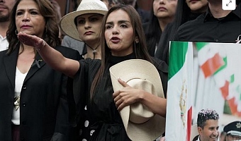 Grecia Quiroz is sworn in as mayor of Uruapan, Mexico's avocado capital, after the state congress unanimously approved her appointment to replace her husband, Carlos Manzo