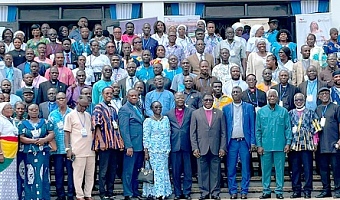 The leadership of the Christian Council of Ghana, the guests and some participants after the conference