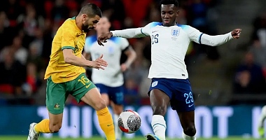 Eddie Nketiah made his only appearance for England's senior side as a substitute in a 1-0 win against Australia at Wembley in October 2023