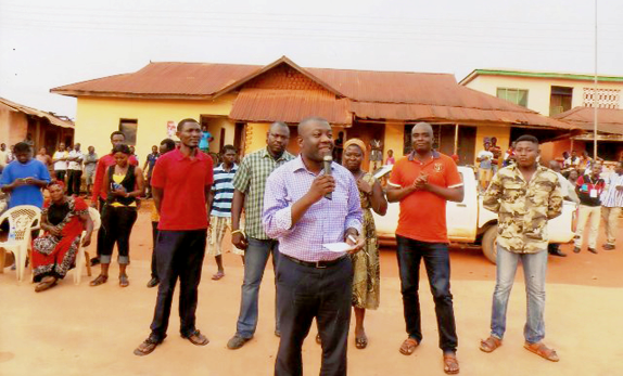 Water, sanitation project for  Akyem Abenase