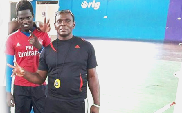 Coach Asare and his protege Wahid Omar (left) Ex-Bombers coach tips Omar for Rio success