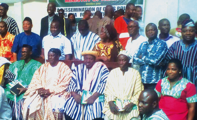 Some of the dignitaries at the presentation and launch of the new CHPS policy dissemination in Tamale Health Ministry to recruit 5,000 more nurses : Before close of year