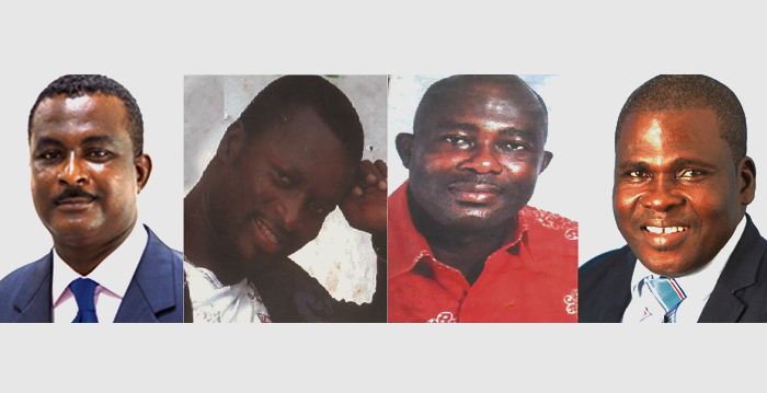Kweku Ricketts Hagan, Albert Cobbinah, Bright Drofenu and Michael Atta Dadzie Kweku Ricketts Hagan, Albert Cobbinah, Bright Drofenu and Michael Atta Dadzie