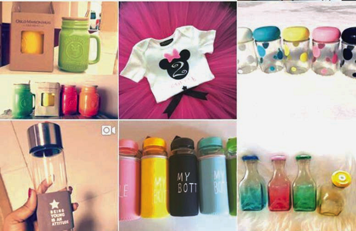  Users of social media are able to scroll through items on display and place their orders.