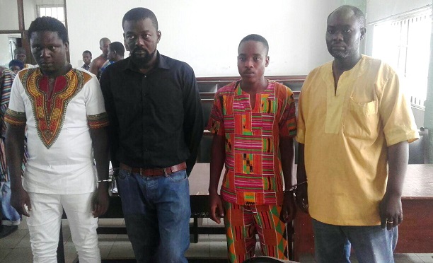 From left, Godknows Hiatepe, Hayford Mortey, Angel Gabriel Qaurshie and Mumuni Isaaka From left, Godknows Hiatepe, Hayford Mortey, Angel Gabriel Qaurshie and Mumuni Isaaka