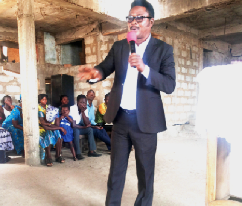 Rev. Maxwell K.K Liwnagol, the Head Pastor of the Old Fadama branch of the Evangelical Church of Ghana Ghanaians urged to use resources judiciously