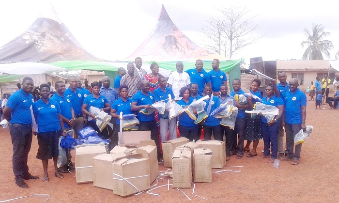 Amajaro presents farming inputs to 41,000 cocoa farmers