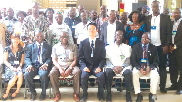 A group picture of a delegation from Japan Embassy and CHPS officials during the tour. A group picture of a delegation from Japan Embassy and CHPS officials during the tour.