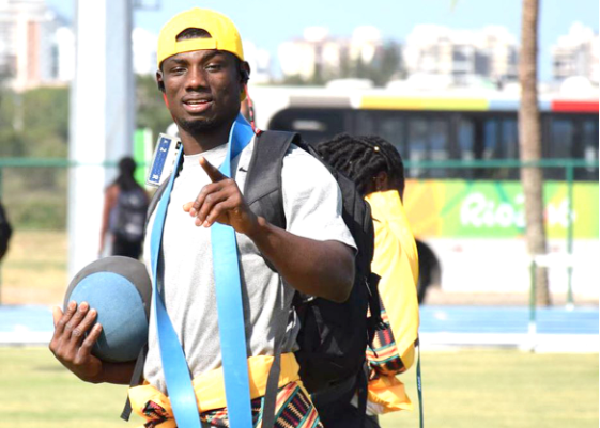 John Ampomah All eyes on Ampomah at Rio 2016 as he competes in javelin today