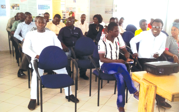 Participants on a briefing on the malaria vaccination exercise at Bolgatanga Participants on a briefing on the malaria vaccination exercise at Bolgatanga