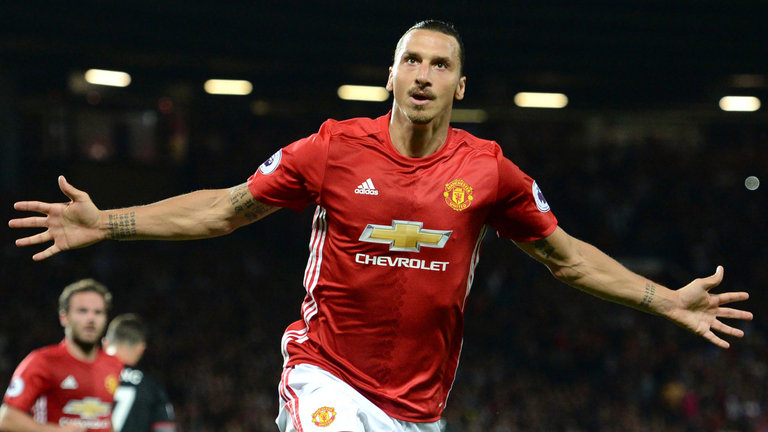 Man United’s Zlatan Ibrahimovic Man United’s Zlatan Ibrahimovic