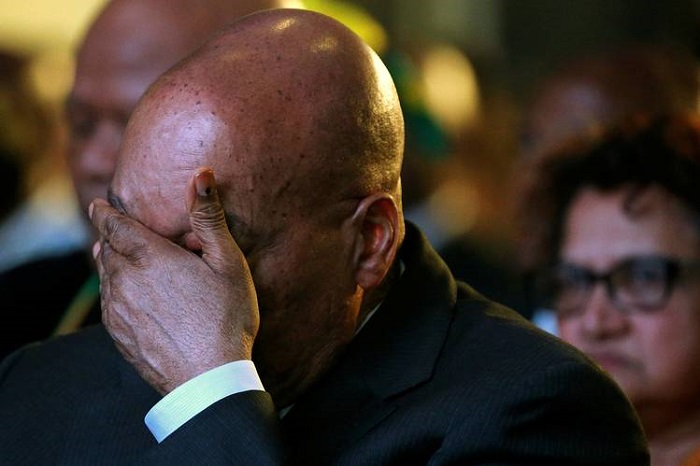 South Africa's President Jacob Zuma, after hearing the official results of municipal elections on Saturday South Africa's President Jacob Zuma, after hearing the official results of municipal elections on Saturday