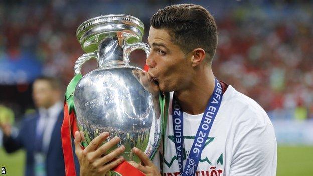 Ronaldo last won the award after the 2013-14 season Cristiano Ronaldo wins Uefa's Best Player in Europe award