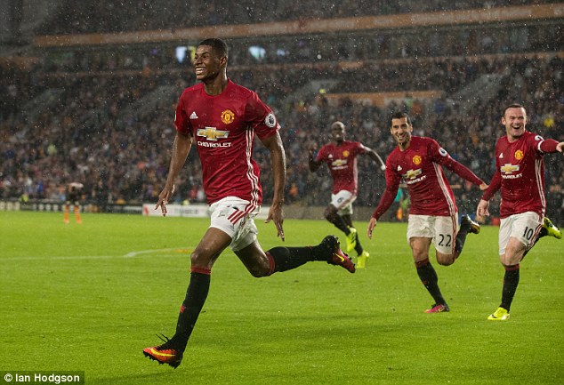 Marcus Rashford scored the winner for Man United against Hull City Marcus Rashford scored the winner for Man United against Hull City