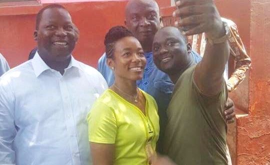 File Photo : The four parliamentary candidates in the Klottey Korle Constituency take a selfie File Photo : The four parliamentary candidates in the Klottey Korle Constituency take a selfie